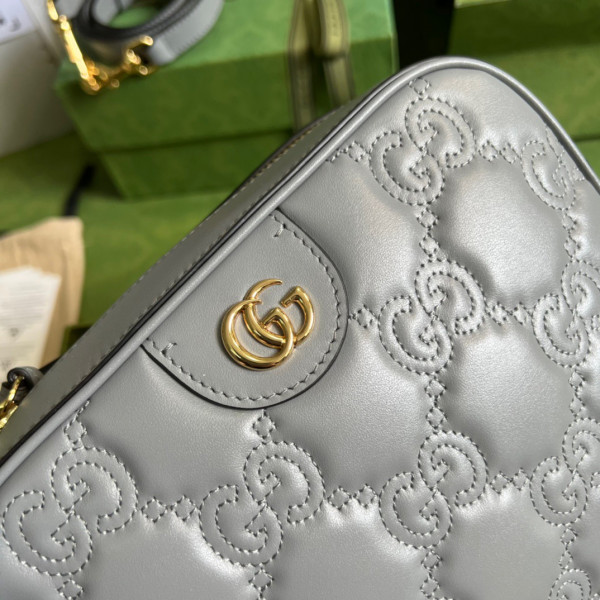 G*u*i gg matelassé leather shoulder bag