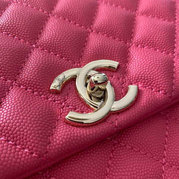 CL LARGE FLAP BAG WITH TOP HANDLE