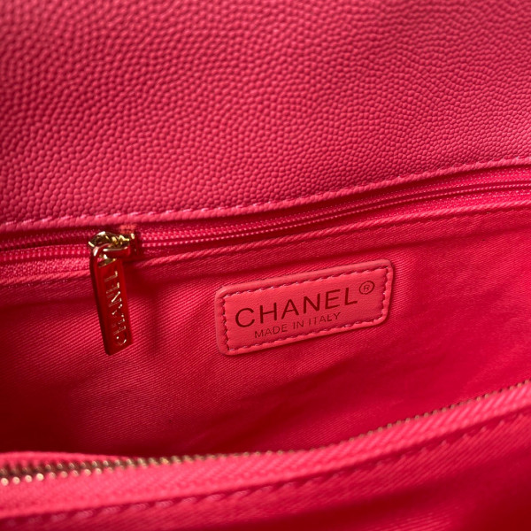CL LARGE FLAP BAG WITH TOP HANDLE