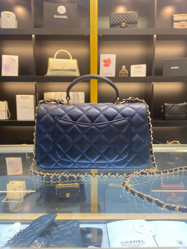CL MINI FLAP BAG WITH TOP HANDLE