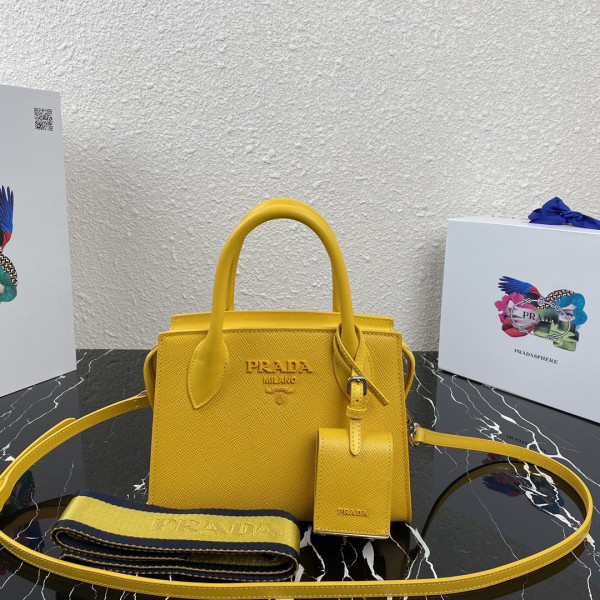 Pra*a saffiano leather Pra*a monochrome bag