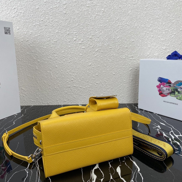Pra*a saffiano leather Pra*a monochrome bag