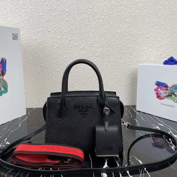 Pra*a saffiano leather Pra*a monochrome bag