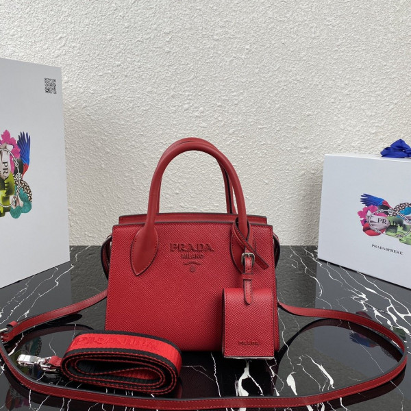 Pra*a saffiano leather Pra*a monochrome bag