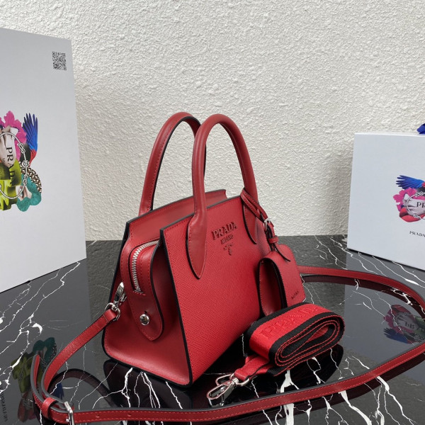 Pra*a saffiano leather Pra*a monochrome bag