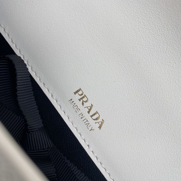 Pra*a saffiano leather mini-bag