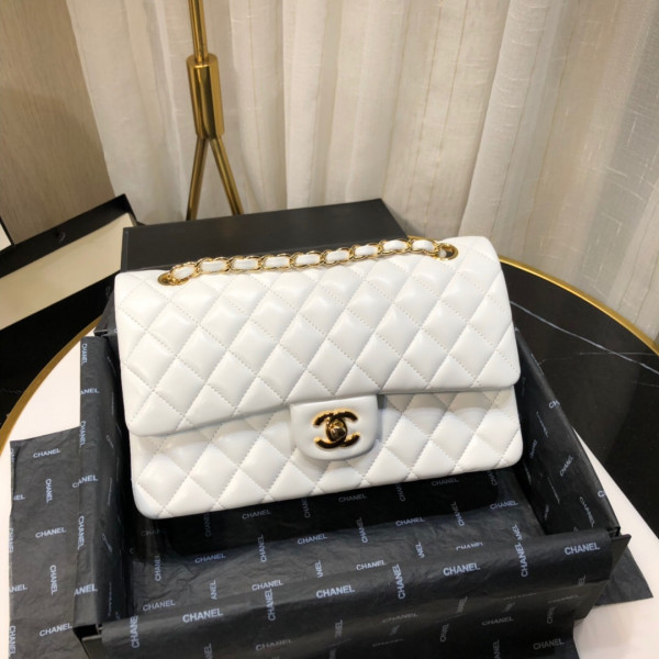 CL FLAP BAG LAMBSKIN
