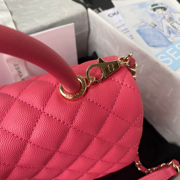 CL LARGE FLAP BAG WITH TOP HANDLE