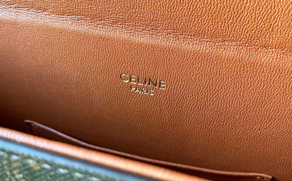 Ce**e box triomphe in triomphe canvas and calfskin