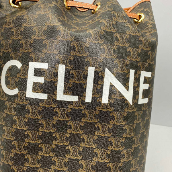 Ce**e medium sailor bag in triomphe canvas