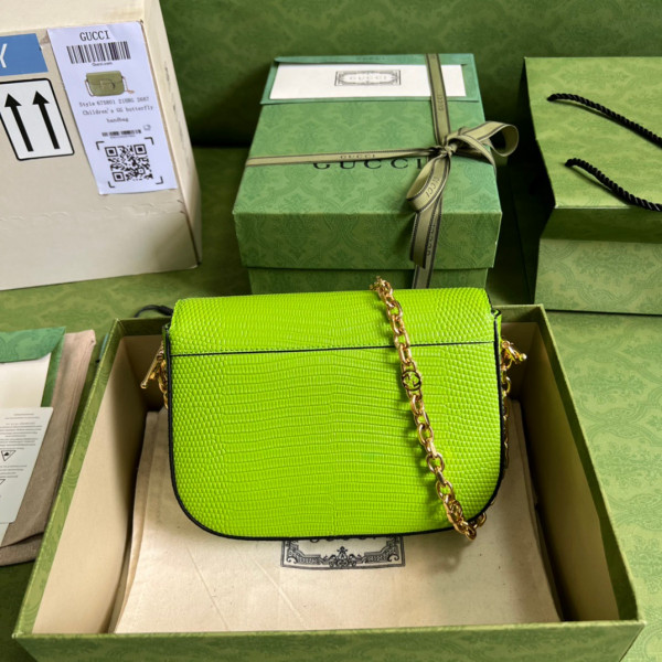 G*u*i horsebit 1955 lizard mini bag