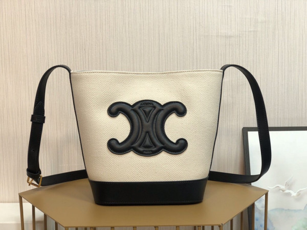 Ce**e small bucket cuir triomphe