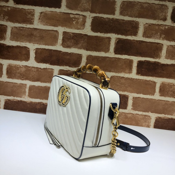 G*u*i gg marmont small shoulder bag with bamboo