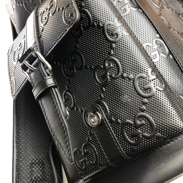 G*u*i gg embossed backpack