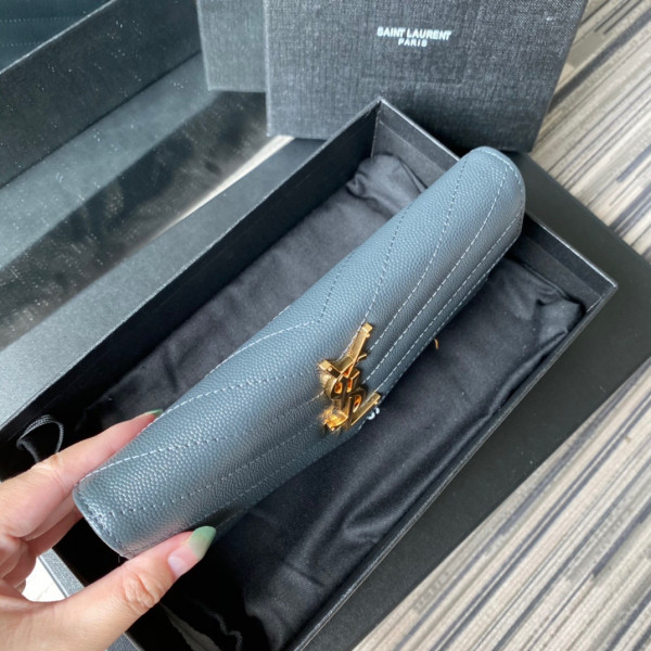 YSL MONOGRAM LARGE FLAP WALLET