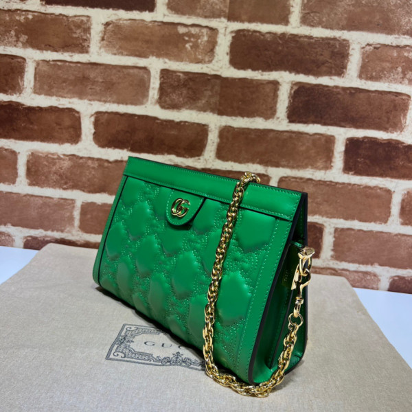 G*u*i gg matelassé leather shoulder bag