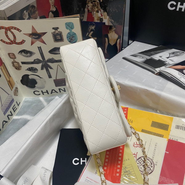 CL MINI FLAP BAG WITH TOP HANDLE
