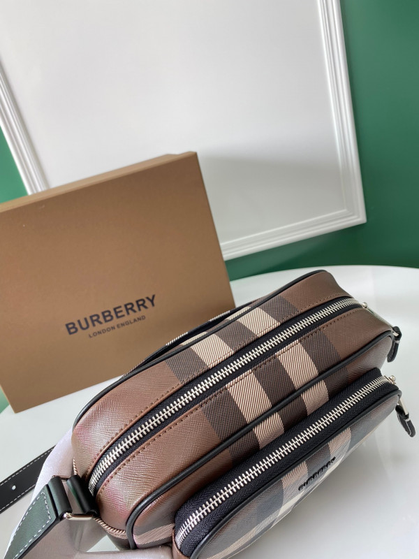 B**rry check crossbody bag
