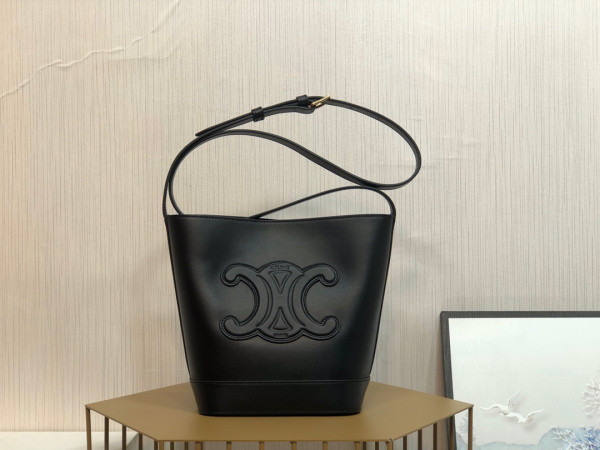 Ce**e small bucket cuir triomphe