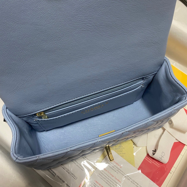 CL MINI FLAP BAG WITH TOP HANDLE