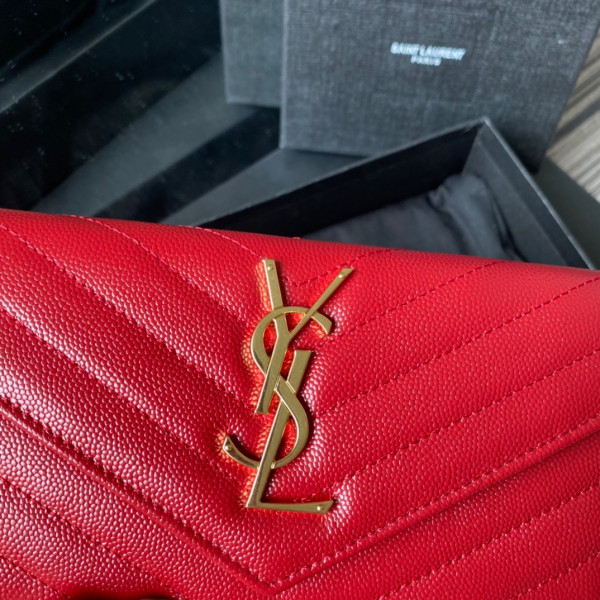 YSL MONOGRAM LARGE FLAP WALLET