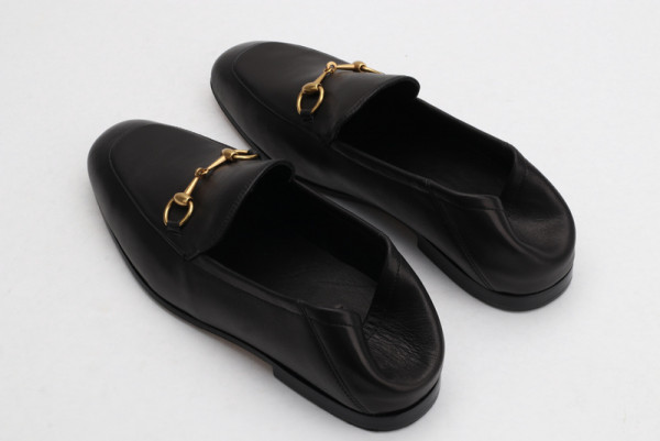 G*u*i horsebit leather loafer