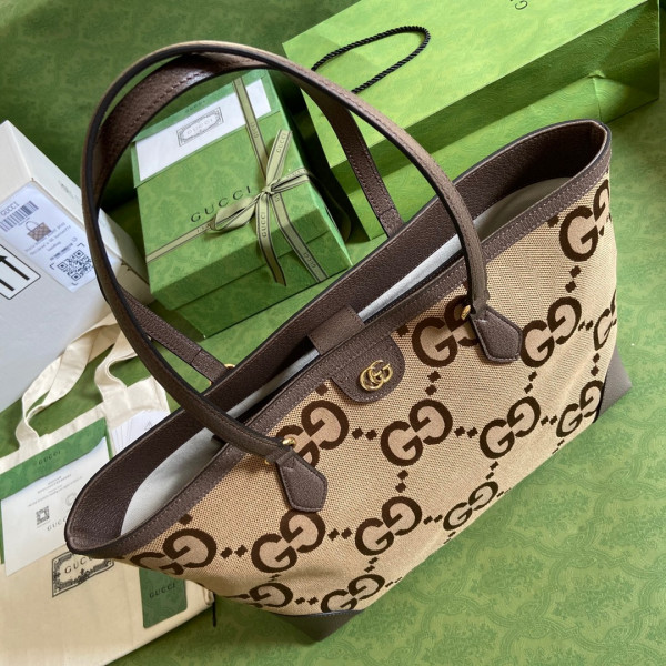 G*u*i ophidia gg medium tote with jumbo gg