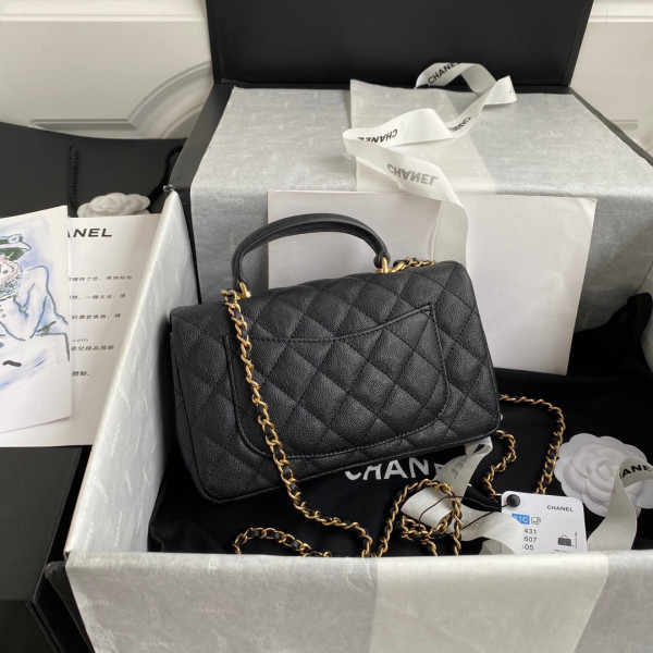 CL MINI FLAP BAG WITH TOP HANDLE