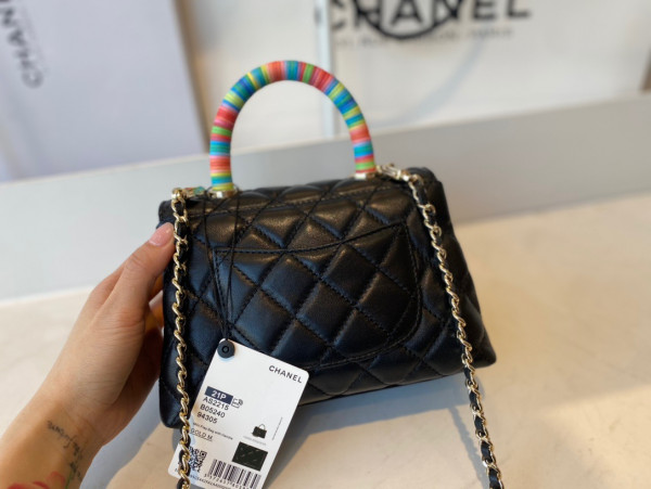 CL MINI FLAP BAG WITH TOP HANDLE