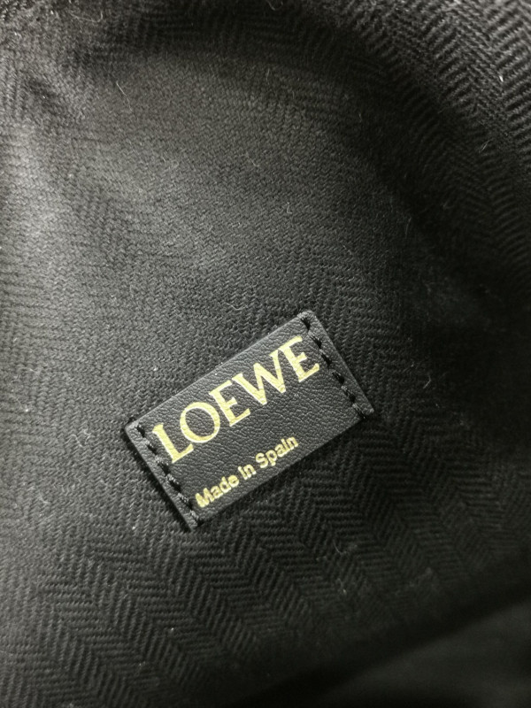 LOEWE Cubi bag in Anagram jacquard and calfskin