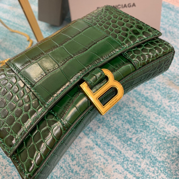 Ba*len*cia*ga hourglass chain bag