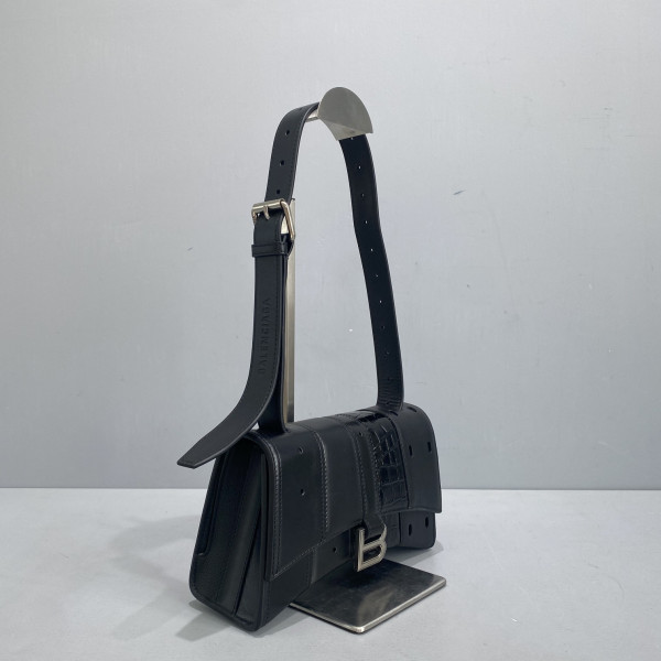 Ba*len*cia*ga women''s hourglass multibelt top handle bag