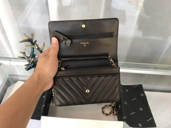CL Flap Bag Lambskin With Gold / Silver Hardware
