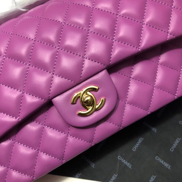 CL FLAP BAG LAMBSKIN