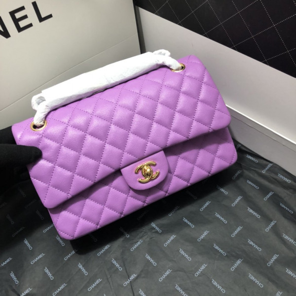 CL FLAP BAG CAVIAR