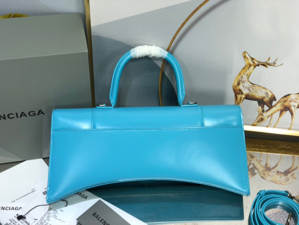 Ba*len*cia*ga hourglass stretched top handle bag