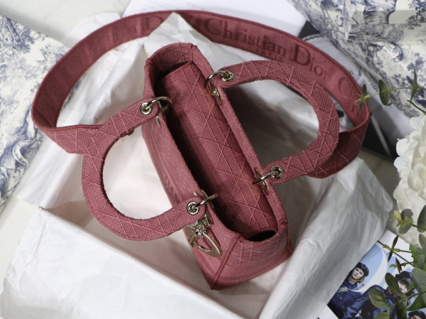 D*or lady d-lite embroidered cannage bag