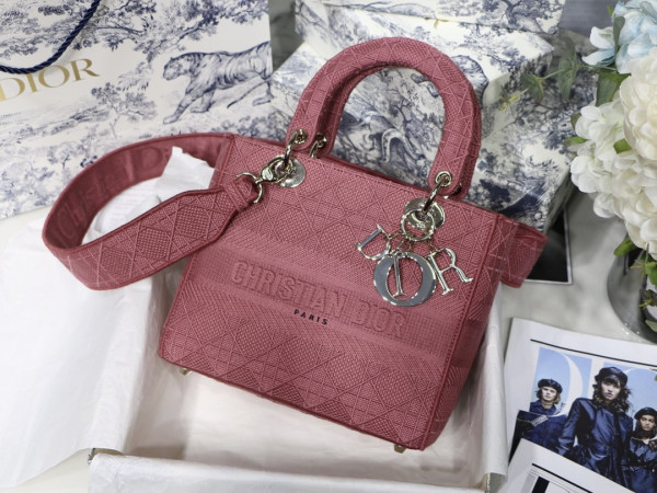 D*or lady d-lite embroidered cannage bag