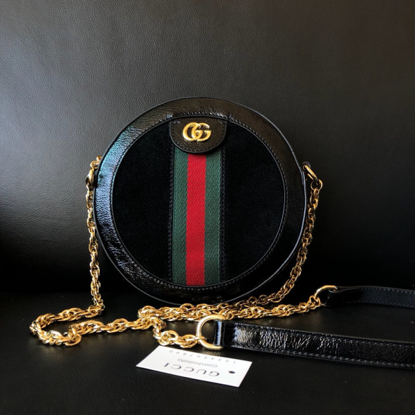 G*u*i ophidia mini gg round shoulder bag