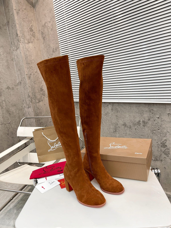 Ch**an louboutin high boots