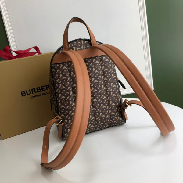 B**rry tmonogram stripe print e-canvas backpack