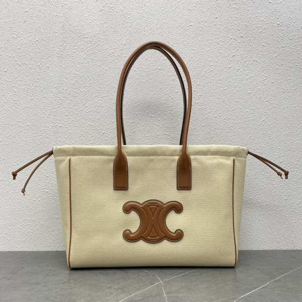 Ce**e cabas drawstring cuir triomphe