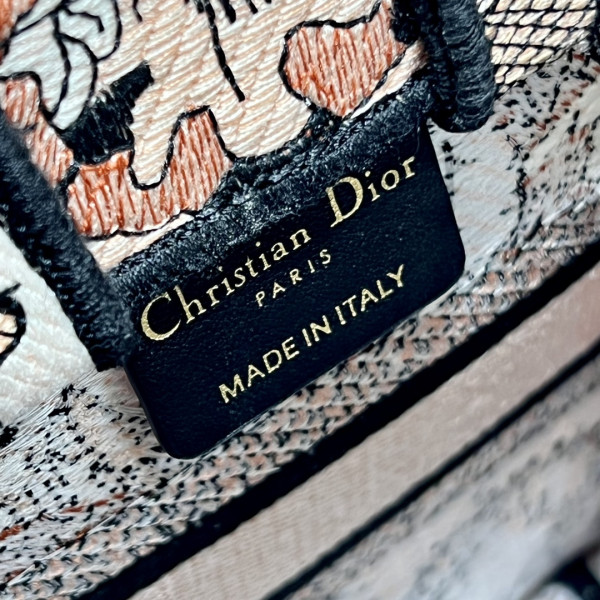 mini D*or book tote phone bag