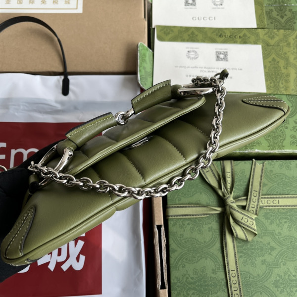G*u*i horsebit chain small shoulder bag