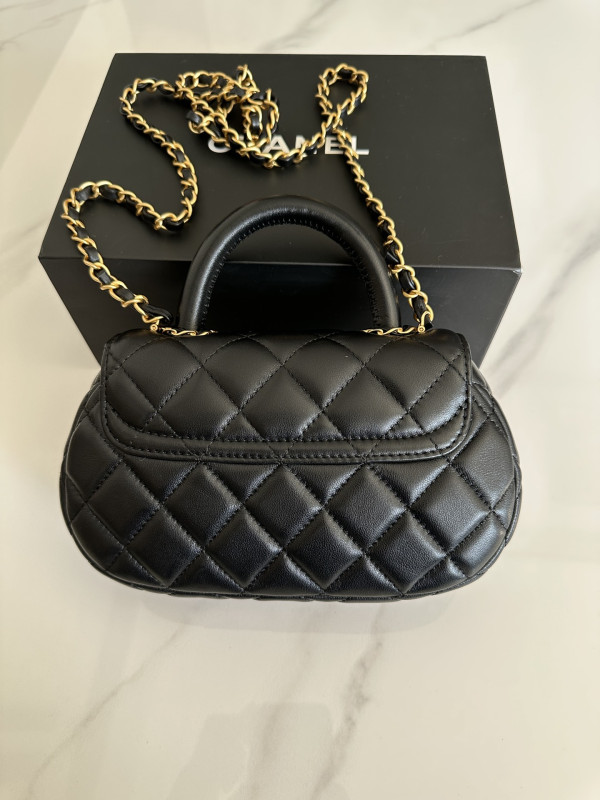 CL SMALL FLAP BAG WITH TOP HANDLE