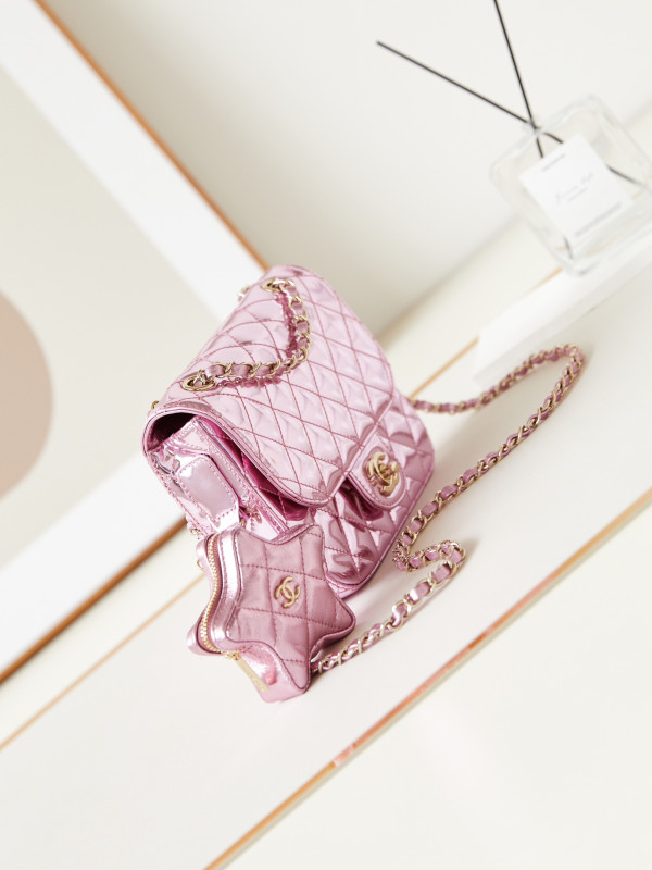 CL MINI FLAP BAG & STAR COIN PURSE