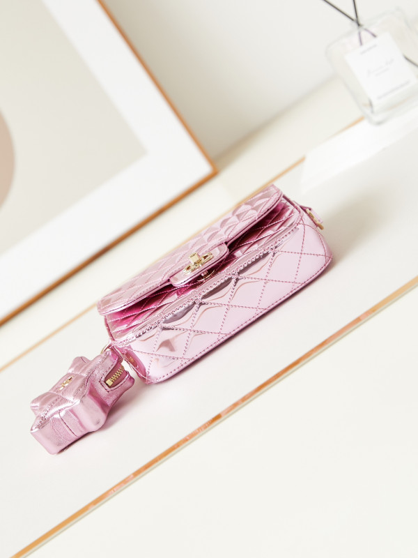 CL MINI FLAP BAG & STAR COIN PURSE