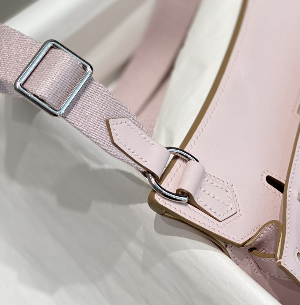 H**mes jypsiere mini bag in swift leather gris meyer