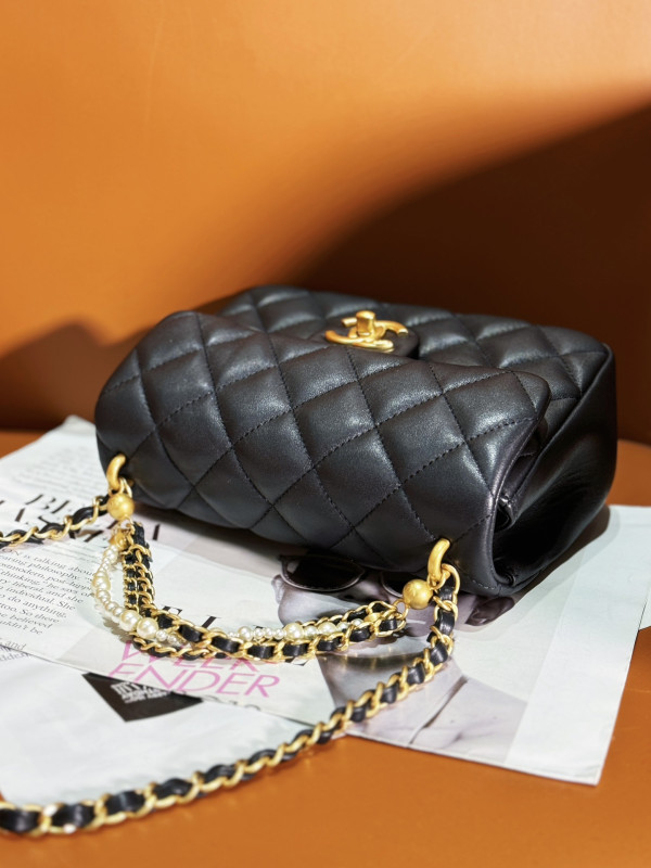 CL FLAP BAG-14.5x19.5x7.5cm