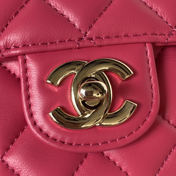CL FLAP BAG WITH TOP HANDLE-21CM